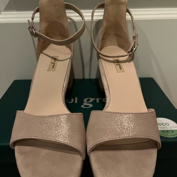 Paul Green “Barbie” Sandal – Metallic Suede – Size 8.5 – SOLD OUT – Brand New - Picture 6 of 11